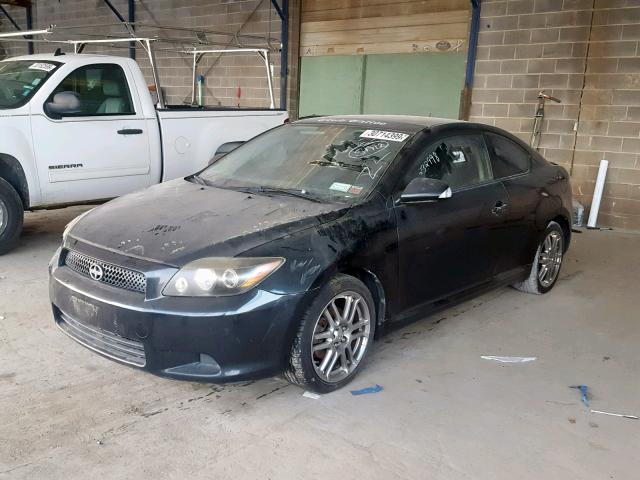 JTKDE167580252795 - 2008 TOYOTA SCION TC შავი ფოტო 2