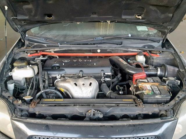 JTKDE167580252795 - 2008 TOYOTA SCION TC შავი ფოტო 7