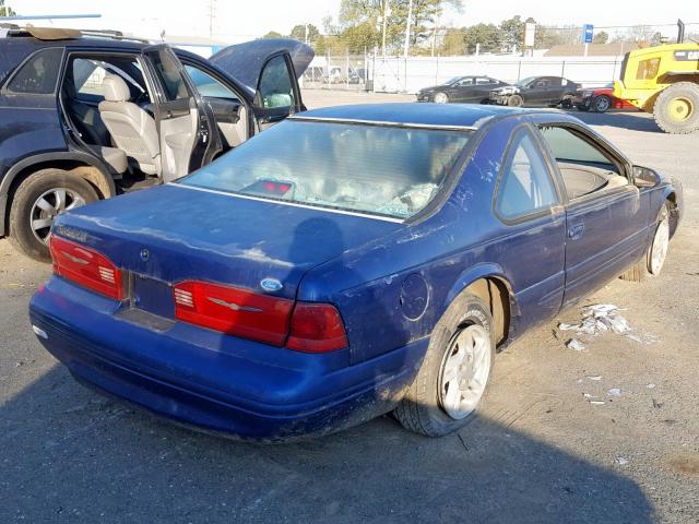 1FALP62W1TH169808 - 1996 FORD THUNDERBIR BLUE photo 4