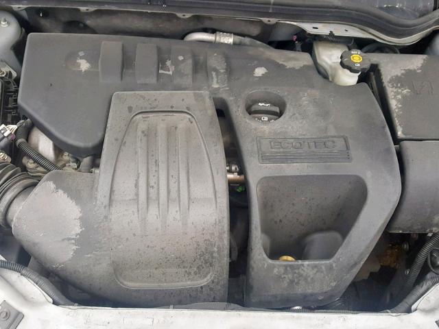 1G1AL58H097124785 - 2009 CHEVROLET COBALT LT SILVER photo 7