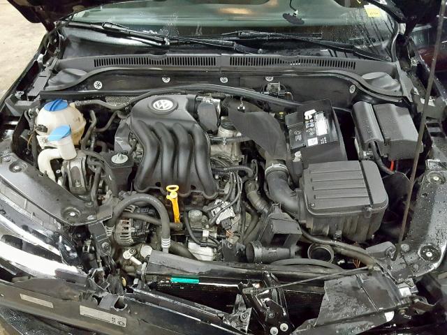 3VW2K7AJ0DM259218 - 2013 VOLKSWAGEN JETTA BASE BLACK photo 7