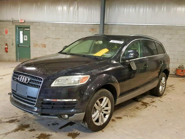 WA1AV74L77D072510 - 2007 AUDI Q7 4.2 QUA BLACK photo 2