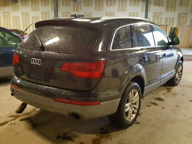 WA1AV74L77D072510 - 2007 AUDI Q7 4.2 QUA BLACK photo 4