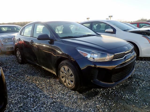 3KPA24AB9JE079795 - 2018 KIA RIO LX BLACK photo 1