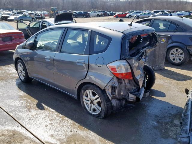 JHMGE8G34BS001219 - 2011 HONDA FIT GRAY photo 3