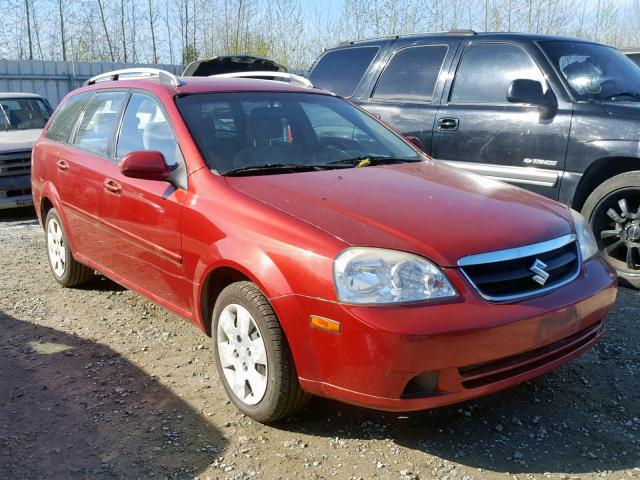 KL5JD86Z86K343090 - 2006 SUZUKI FORENZA RED photo 1