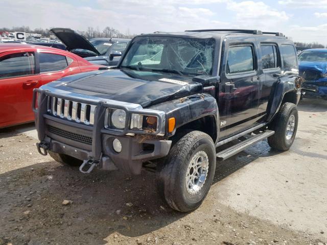 5GTDN136668159908 - 2006 HUMMER H3 BLACK photo 2