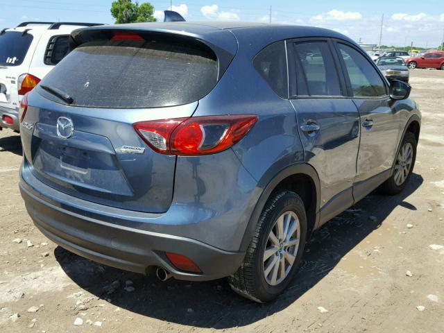 JM3KE2BEXF0489764 - 2015 MAZDA CX-5 SPORT BLUE photo 4