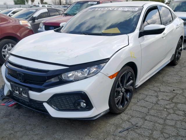 SHHFK7H49HU421067 - 2017 HONDA CIVIC SPOR WHITE photo 2