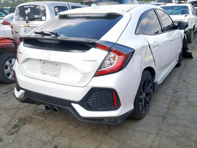SHHFK7H49HU421067 - 2017 HONDA CIVIC SPOR WHITE photo 4