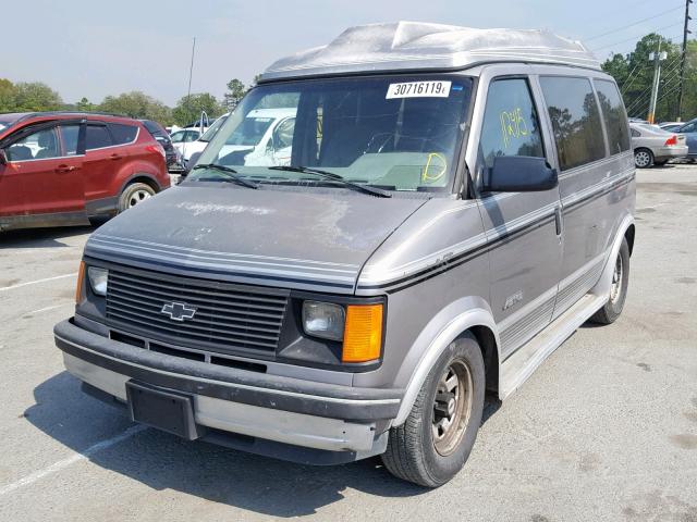 1GBDM15Z9MB127119 - 1991 CHEVROLET ASTRO GRAY photo 2