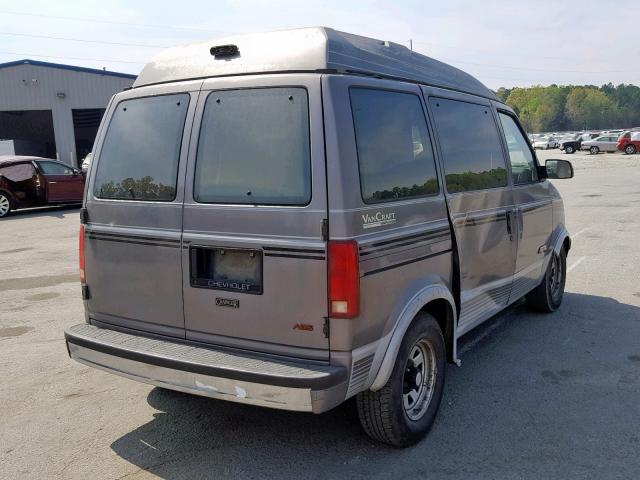 1GBDM15Z9MB127119 - 1991 CHEVROLET ASTRO GRAY photo 4