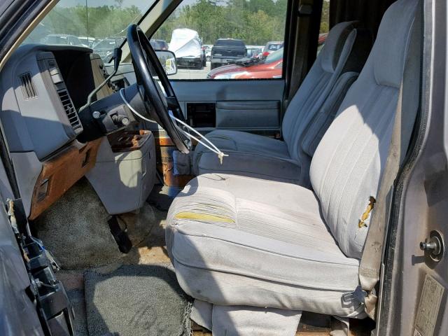 1GBDM15Z9MB127119 - 1991 CHEVROLET ASTRO GRAY photo 5