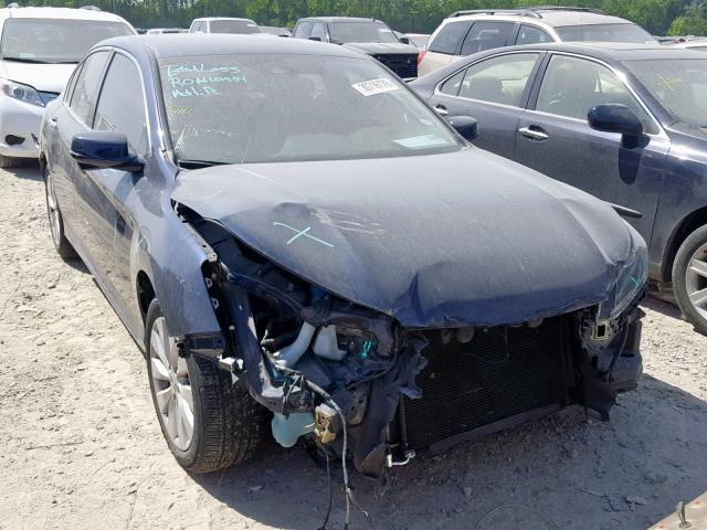 1HGCR3F80FA028760 - 2015 HONDA ACCORD EXL BLUE photo 1