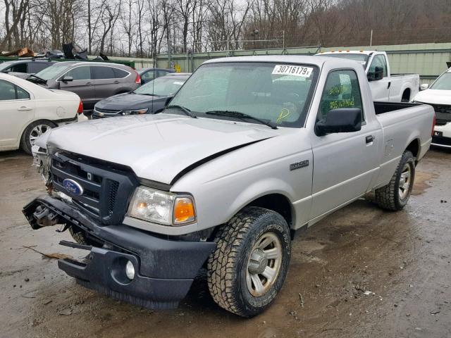 1FTKR1AD5APA30660 - 2010 FORD RANGER SILVER photo 2