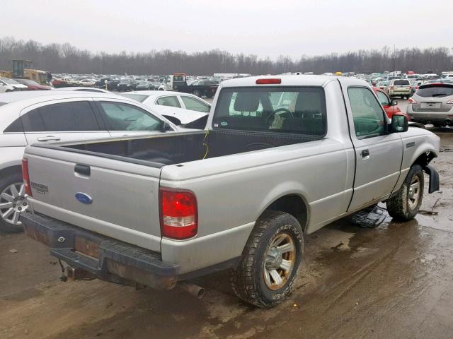 1FTKR1AD5APA30660 - 2010 FORD RANGER SILVER photo 4