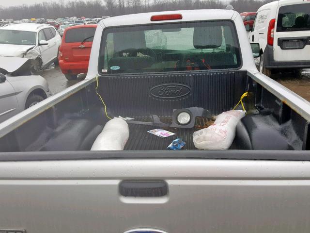 1FTKR1AD5APA30660 - 2010 FORD RANGER SILVER photo 6