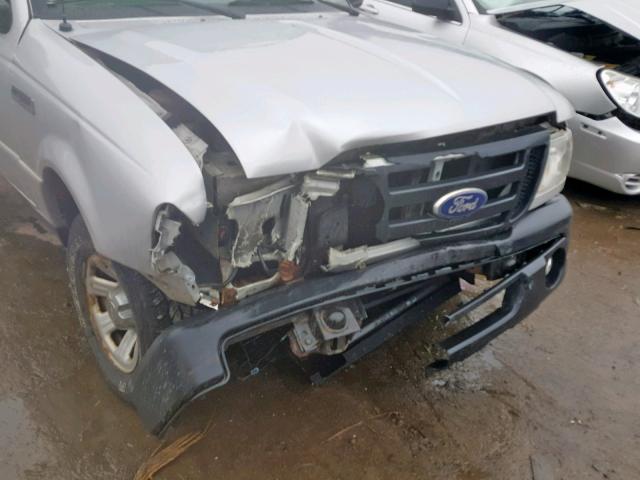 1FTKR1AD5APA30660 - 2010 FORD RANGER SILVER photo 9