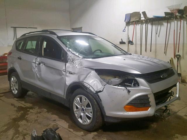 1FMCU0F71DUA74432 - 2013 FORD ESCAPE S SILVER photo 1