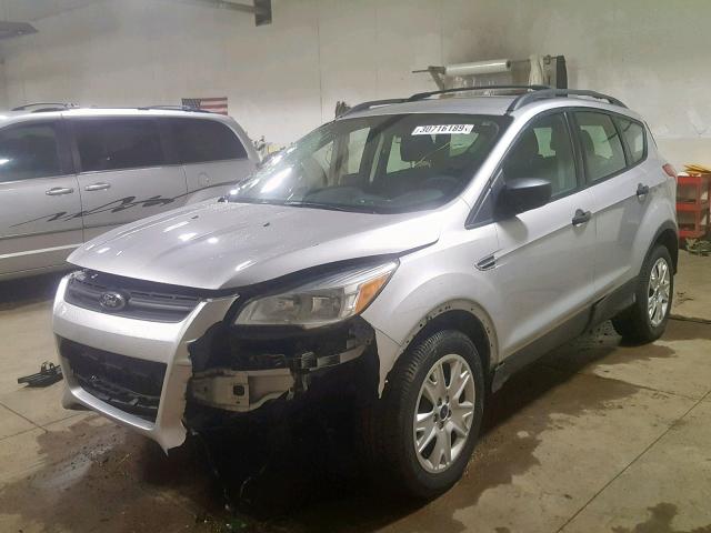 1FMCU0F71DUA74432 - 2013 FORD ESCAPE S SILVER photo 2