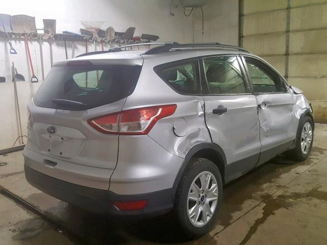 1FMCU0F71DUA74432 - 2013 FORD ESCAPE S SILVER photo 4