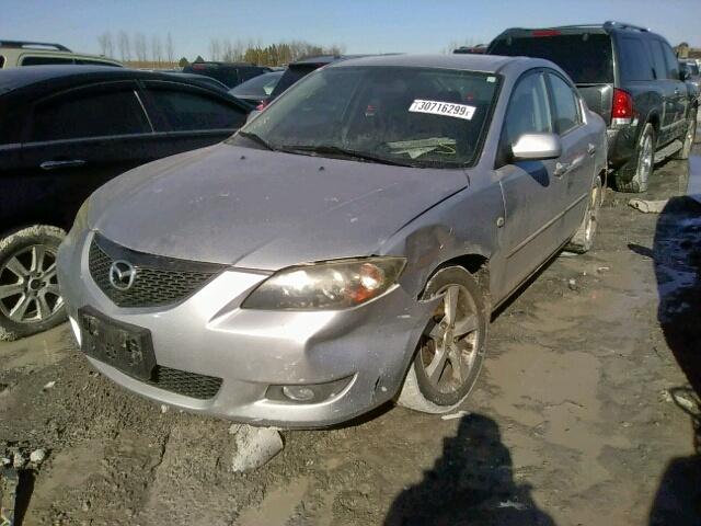 JM1BK123461436241 - 2006 MAZDA 3 S SILVER photo 2