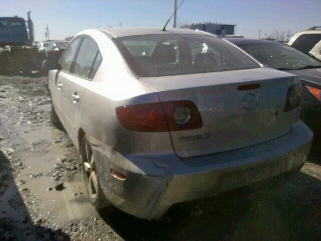 JM1BK123461436241 - 2006 MAZDA 3 S SILVER photo 3