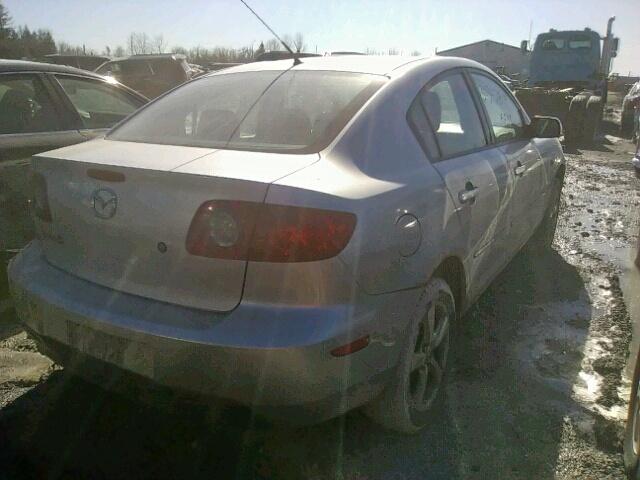 JM1BK123461436241 - 2006 MAZDA 3 S SILVER photo 4