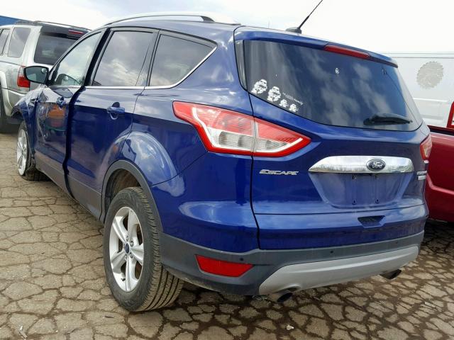 1FMCU0J92EUC51127 - 2014 FORD ESCAPE TIT BLUE photo 3