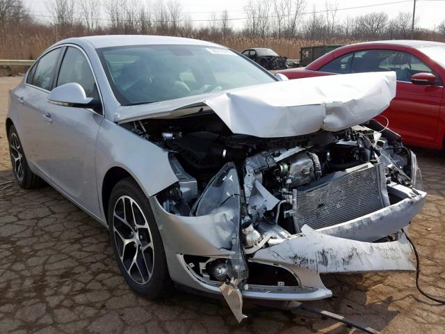 2G4GL5EX5H9107678 - 2017 BUICK REGAL SPOR SILVER photo 1