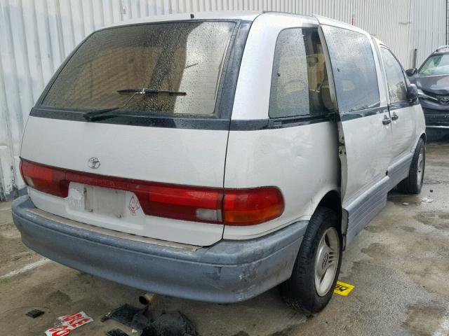 JT3AC12R5P1063701 - 1993 TOYOTA PREVIA LE WHITE photo 4