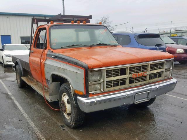 1GDHC34T6EV549966 - 1984 GMC C3500 ORANGE photo 1