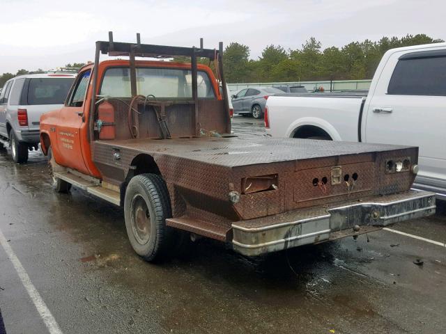 1GDHC34T6EV549966 - 1984 GMC C3500 ORANGE photo 3