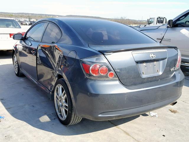 JTKDE167270158758 - 2007 TOYOTA SCION TC ნაცრისფერი ფოტო 3