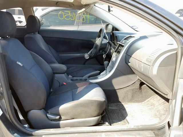 JTKDE167270158758 - 2007 TOYOTA SCION TC ნაცრისფერი ფოტო 5