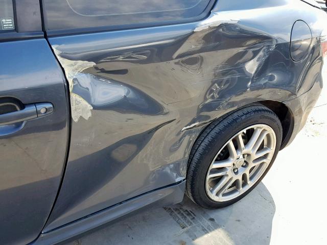 JTKDE167270158758 - 2007 TOYOTA SCION TC ნაცრისფერი ფოტო 9