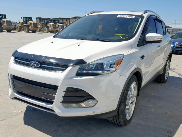 1FMCU0J97EUB44719 - 2014 FORD ESCAPE TIT WHITE photo 2