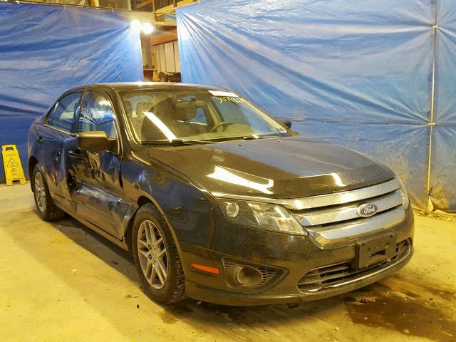 3FAHP0GA5BR255684 - 2011 FORD FUSION S BLACK photo 1