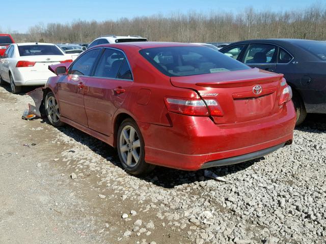 4T1BE46K57U099052 - 2007 TOYOTA CAMRY NEW RED photo 3