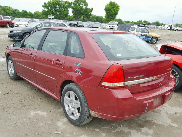 1G1ZT618X6F146538 - 2006 CHEVROLET MALIBU MAX BURGUNDY photo 3