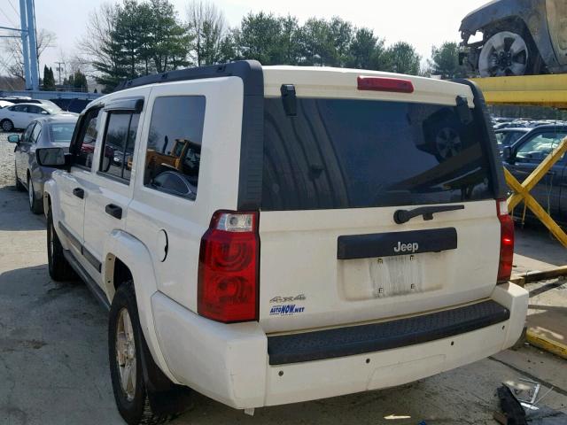 1J8HG48K06C245439 - 2006 JEEP COMMANDER 白色 照片 3