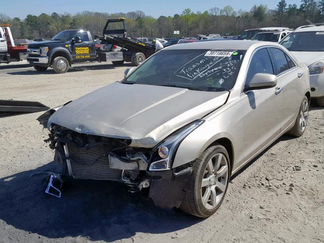 1G6AA5RA5F0112265 - 2015 CADILLAC ATS TAN photo 2