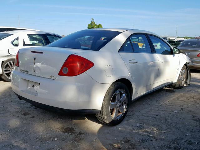 1G2ZH57N184290000 - 2008 PONTIAC G6 GT WHITE photo 4