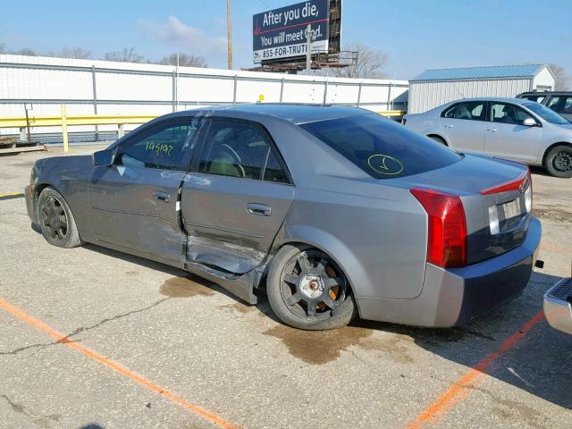 1G6DM577X40185575 - 2004 CADILLAC CTS GRAY photo 3