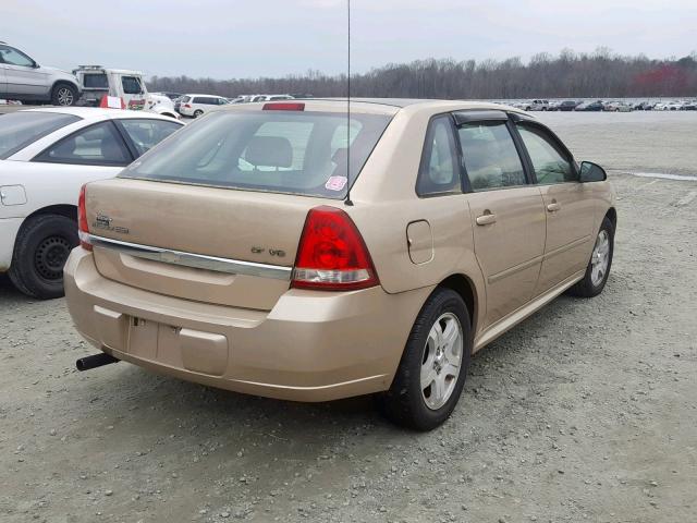 1G1ZU64894F163238 - 2004 CHEVROLET MALIBU MAX 金色 照片 4
