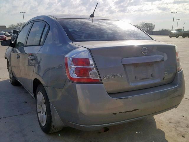 3N1AB61E28L722664 - 2008 NISSAN SENTRA 2.0 GRAY photo 3