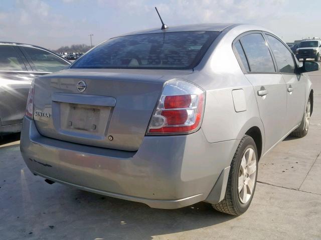 3N1AB61E28L722664 - 2008 NISSAN SENTRA 2.0 GRAY photo 4