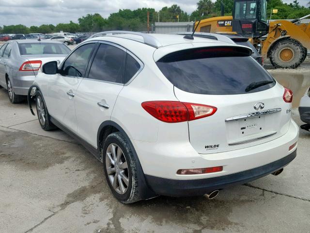 JN1AJ0HP2AM703244 - 2010 INFINITI EX35 BASE WHITE photo 3