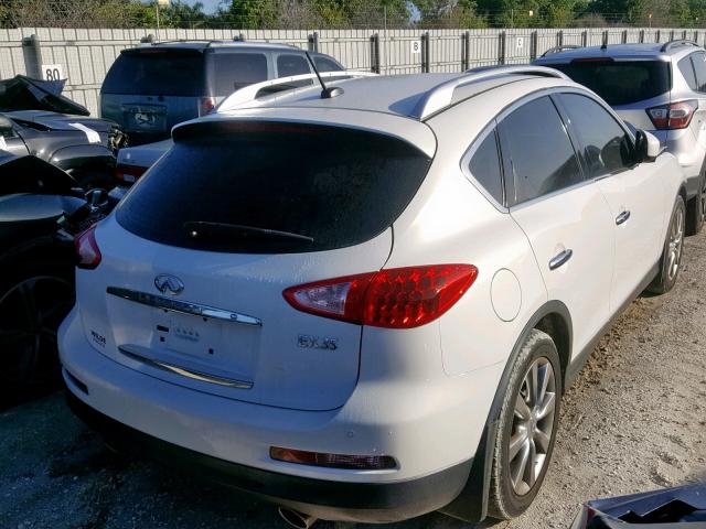 JN1AJ0HP2AM703244 - 2010 INFINITI EX35 BASE WHITE photo 4