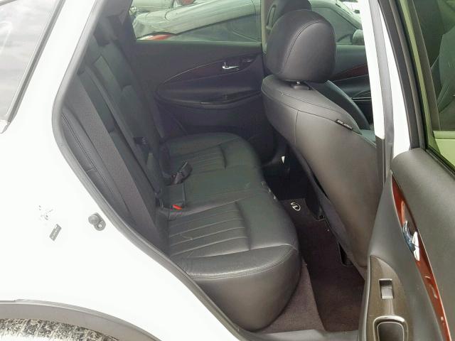 JN1AJ0HP2AM703244 - 2010 INFINITI EX35 BASE WHITE photo 6